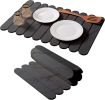 24"Ã—16" Grey Stone Dish Drying Mats for Kitchen Counter
