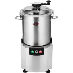 Food Processor & Vegetable Chopper, 19 Quart Food-Grade Stainless Steel Food Processor Chopper with S-Curve Blade and Scraper