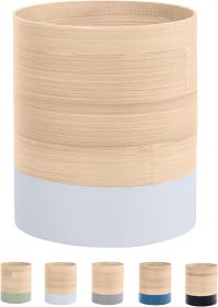 Handcrafted Bamboo Kitchen Utensil Organizer, Modern Countertop Cooking Utensil Holder, Large Crock
