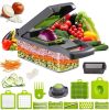 Nice Smart 15tlg. GemÃ¼seschneider GemÃ¼sehobel Zerkleinerer Zwiebel Manuell Dicer