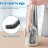 16 inches Long Handle Black Bottle Cleaning Brushes - Perfect for Baby Bottles, Sports Bottles, Glassware, Mugs, Jars, and Stemware (1-pc)