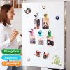 30 Pack Chip Clips Bag Clips, Multipurpose Magnetic Plastic Food Clip, Multicolor Refrigerator Magnet Clip, Office Paper Clamps
