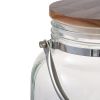 Glass 1.5 Gallon Beverage Dispenser with Wood Lid