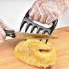 A pair of Multi-Functional Plastic Bear Claw Meat Shredder Barbecue Meat Shredder Paw BBQ Barbecue Tool Anti-scalding Meat Distributor