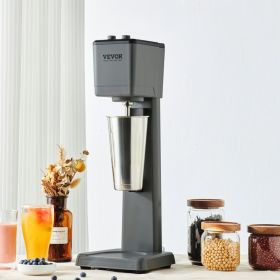 Milkshake Maker Machine, 375W Commercial Milk Shake Maker Mixer, Single Head Drink Mixer Blender Machine, 3-Speed Milkshake Blender With 27.7oz Stainl